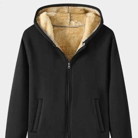 . Other - Black Mens Thermal Hoodie